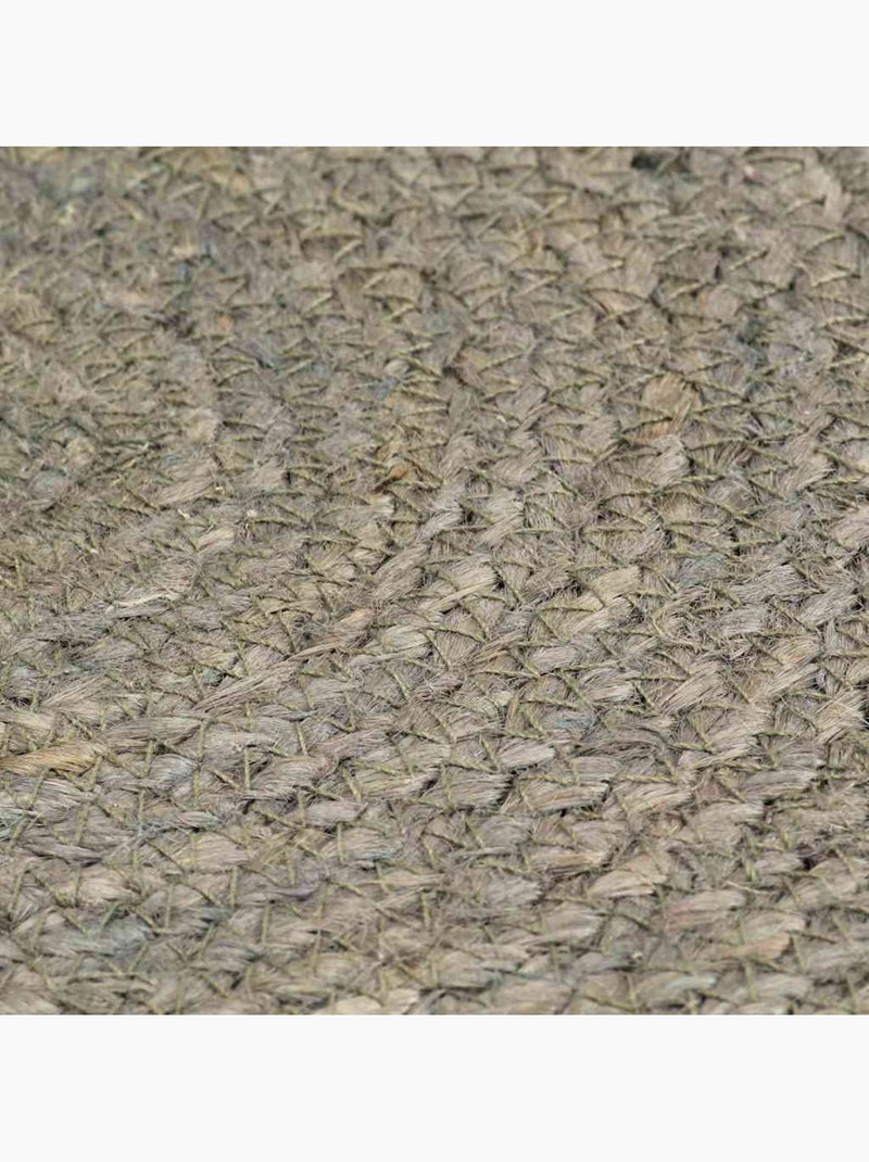 Set de 4 dessous de table en jute tressée ronds - vidaxl Gris - Kiabi