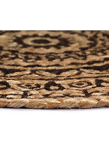 Set de 4 dessous de table en jute tressée ronds - vidaxl