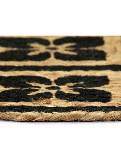 Set de 4 dessous de table en jute tressée ronds - vidaxl - Kiabi
