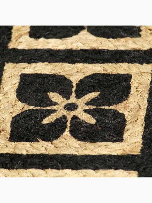 Set de 4 dessous de table en jute tressée ronds - vidaxl - Kiabi