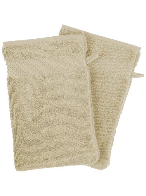 Set de 4 gants de toilette en coton Mirmande - Kiabi