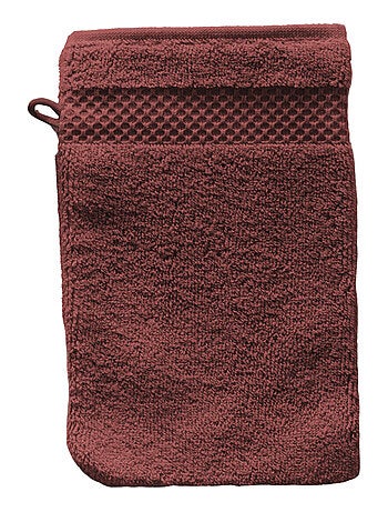 Set de 4 gants de toilette en coton Mirmande