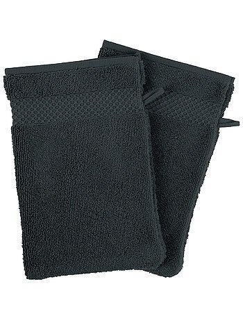 Set de 4 gants de toilette en coton Mirmande