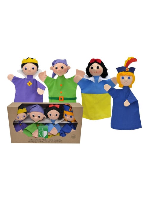 Set de 4 Marionnettes Blanche Neige - Kiabi