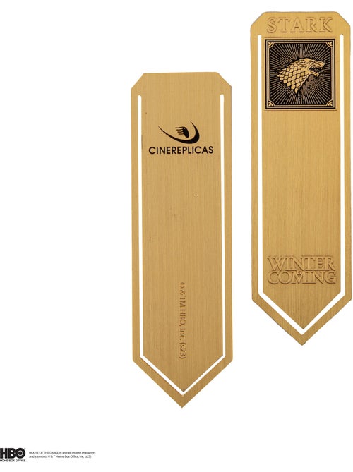 Set de 4 Marque-pages en métal Stark, Lannister, Baratheon et Targaryen - Game of Thrones - Kiabi