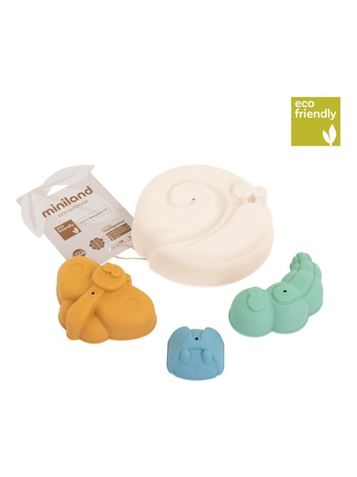 Set De 4 Moules De Sable Cool Miniland - Kiabi