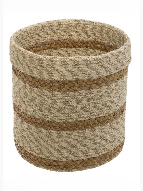 Set de 4 paniers rayures tressées - Atmosphera - Kiabi
