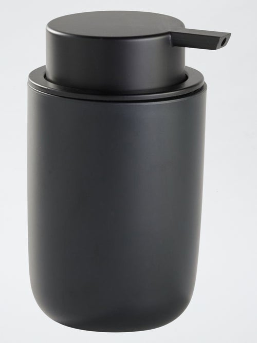 Set de 4 pièces porte savon + distributeur à savon + pot à brosse à dent + brosse de toilette - Kiabi