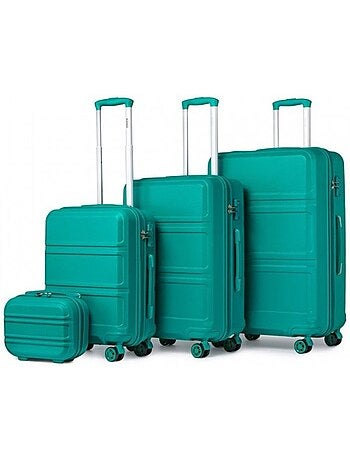 Set de 4 valises - 28+51.5+65+74 cm rigide 4 roulettes serrure tsa - kono