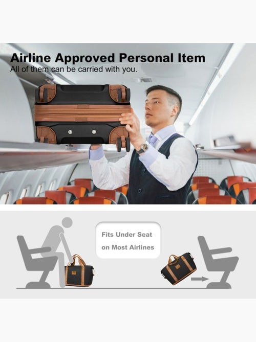 Set de 4 valises - 51.5x38x21 cm abs serrure tsa - kono - Kiabi Set de 4 valises - 51.5x38x21 cm abs serrure tsa - kono - Kiabi