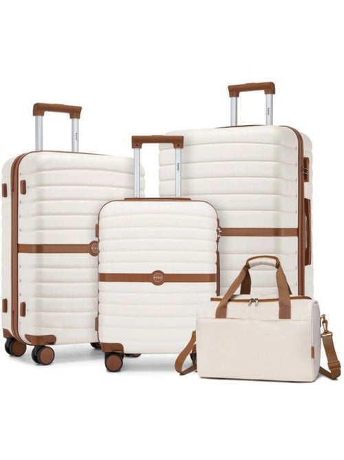 Set de 4 valises - 55/66/76 cm, rigide abs + pc, 4 roues - kono - Kiabi Set de 4 valises - 55/66/76 cm, rigide abs + pc, 4 roues - kono - Kiabi