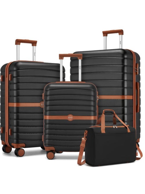 Set de 4 valises - 55/66/76 cm, rigide abs + pc, 4 roues - kono - Kiabi Set de 4 valises - 55/66/76 cm, rigide abs + pc, 4 roues - kono - Kiabi