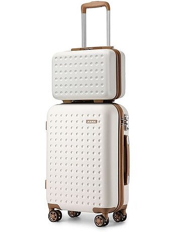 Set de 4 valises - abs+pc 4 roulettes serrure tsa - kono