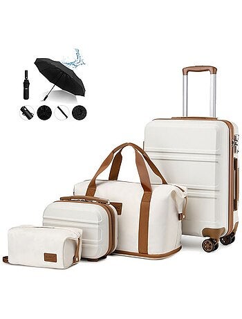 Set de 4 valises - rigide abs - kono