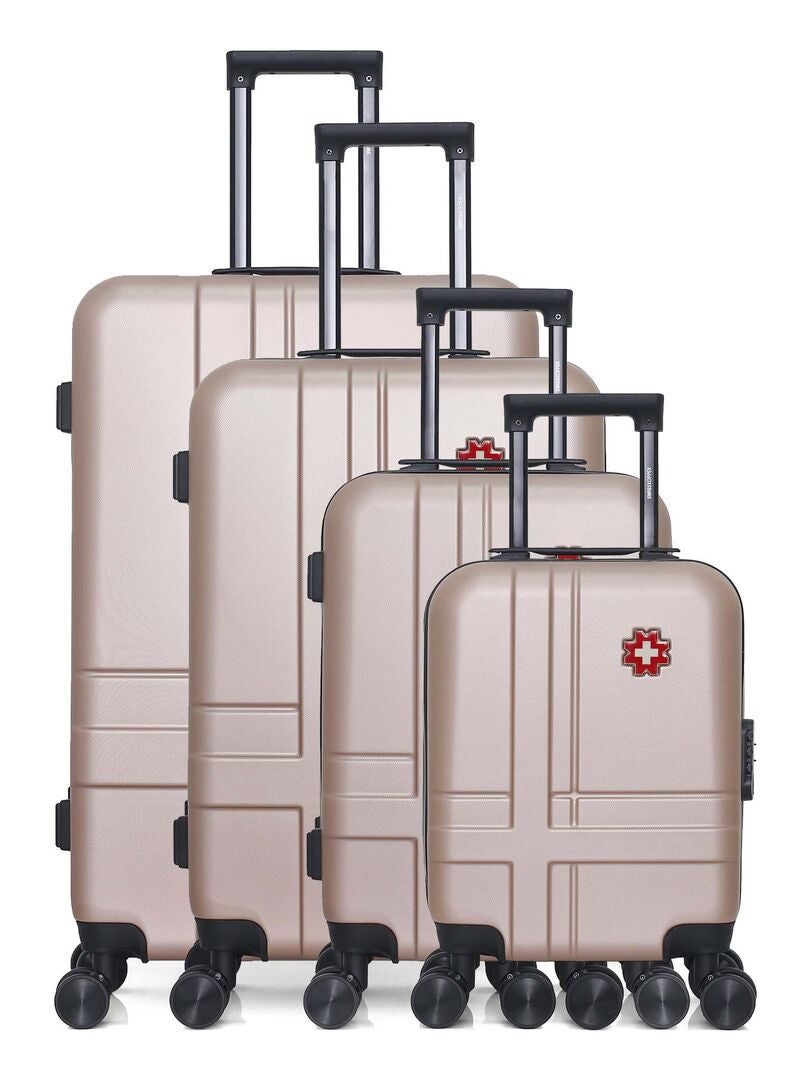 Sac Rigide Grand Format Set de 4 Valises Rigides Grand Format, Taille Moyenne, Valise Cabine et ...