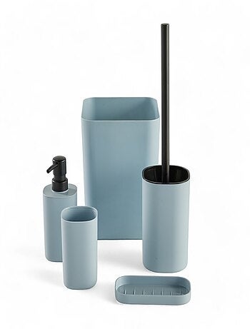Set de 5 accessoires de salle de bain et WC BATHROOM