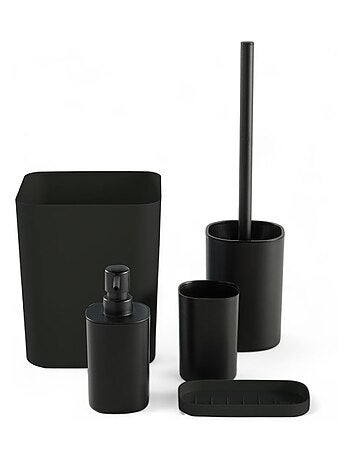 Set de 5 accessoires de salle de bain et WC BATHROOM