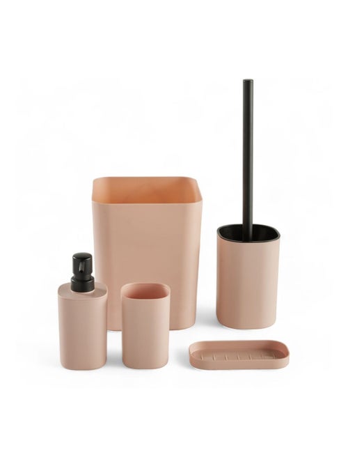 Set de 5 accessoires de salle de bain et WC BATHROOM - Kiabi