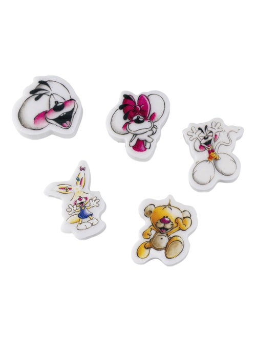 Set de 5 gommes Diddl - Kiabi