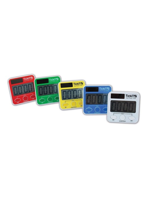 Set de 5 minuteurs colorés - Kiabi