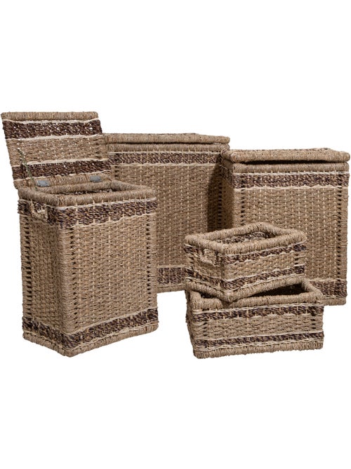 Set de 5 paniers rectangulaires GIULIAN - Kiabi