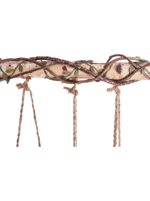 Set de 5 soliflores suspendus sur branche bois et jute SID - Kiabi