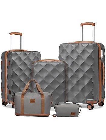 Set de 5 valises - 53/61/73 cm rigide - british traveller