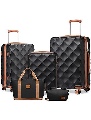Set de 5 valises - 53/61/73 cm rigide - british traveller