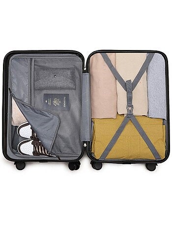 Set de 5 valises - 54/64/74.5 cm, 4 roues, serrure tsa - british traveller