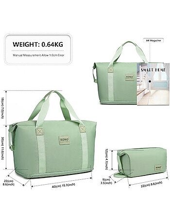 Set de 5 valises - 55/65/75 cm abs+pc 4 roulettes serrure tsa - kono