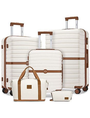 Set de 5 valises - 55/66/76 cm, 4 roues - kono