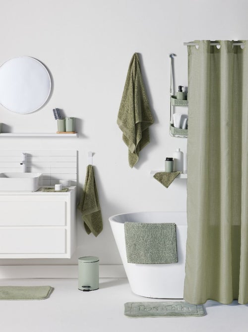 Set de 6 accessoires de salle de bain et WC avec bambou BATHROOM - Kiabi