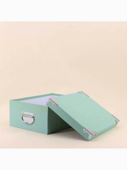 Set de 6 boites de rangement tricolores - Kiabi
