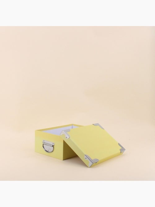 Set de 6 boites de rangement tricolores - Kiabi