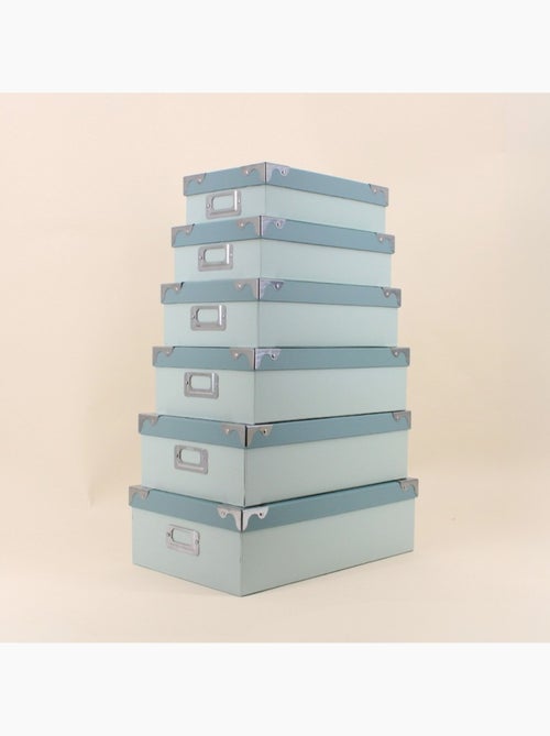 Set de 6 boites de rangement - Kiabi