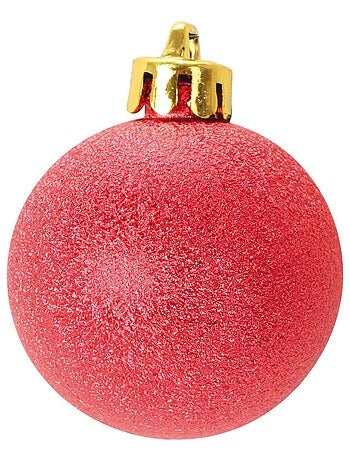 Set de 6 boules chic noel