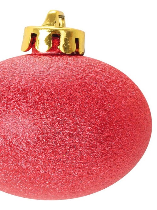 Set de 6 boules chic noel - Kiabi