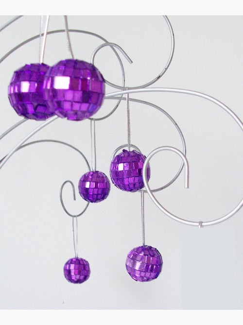 Set de 6 boules miroir 6 cm - Kiabi Set de 6 boules miroir 6 cm - Kiabi