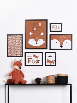 Set de 6 cadres avec affiches
