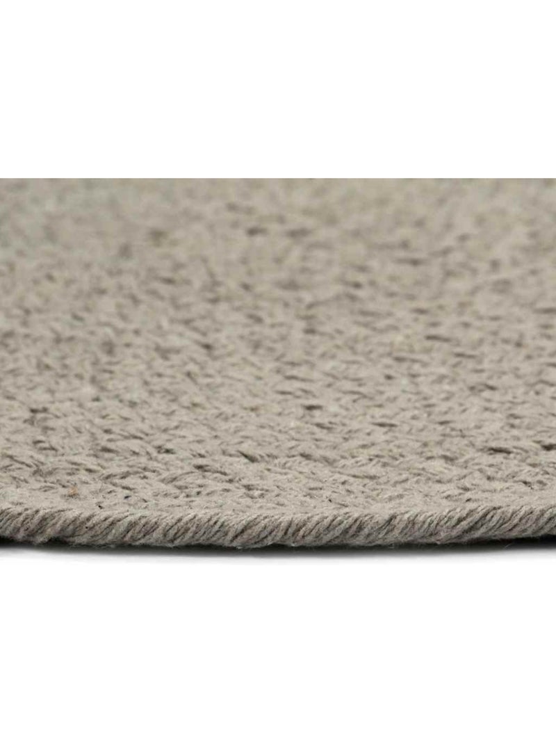 Set de 6 dessous de table en coton tressé ronds - vidaxl Gris - Kiabi