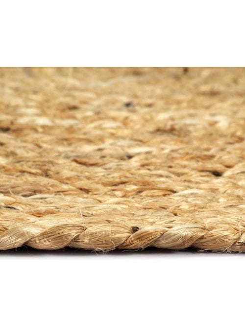 Set de 6 dessous de table en jute tressée ronds - vidaxl - Kiabi