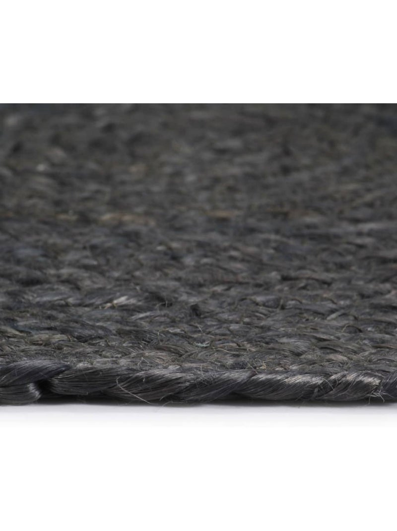 Set de 6 dessous de table en jute tressée ronds - vidaxl Gris foncé - Kiabi