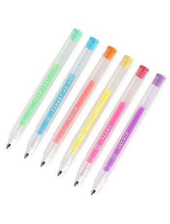 Set de 6 stylos à encre gel Pastel - Spring is in the Air