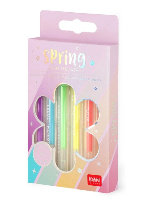 Set de 6 stylos à encre gel Pastel - Spring is in the Air - Kiabi