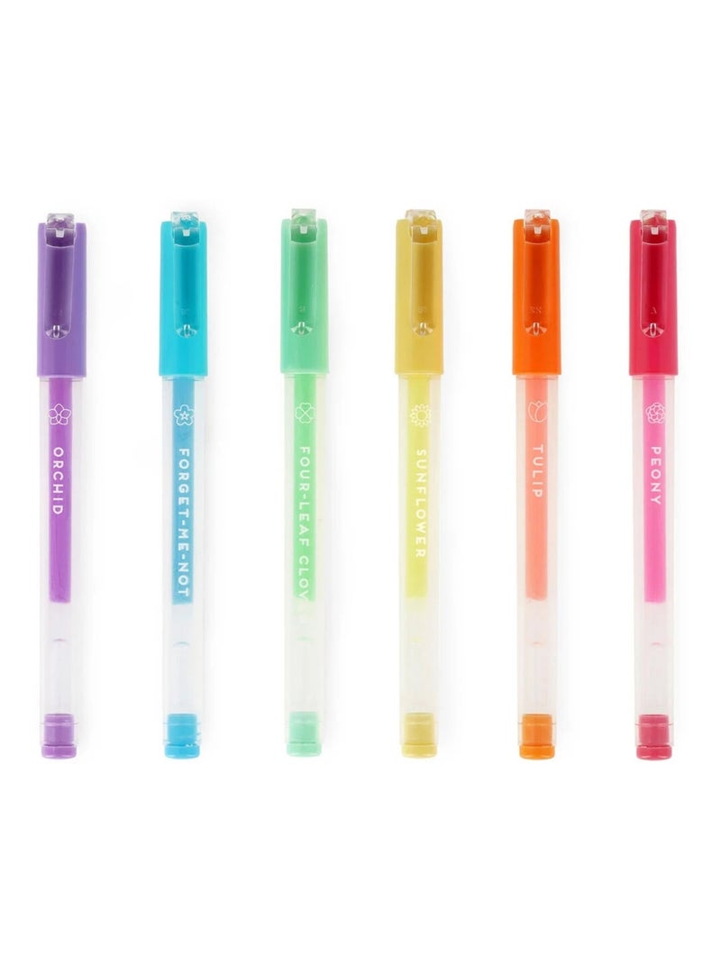 Set de 6 stylos à encre gel Pastel - Spring is in the Air N/A - Kiabi