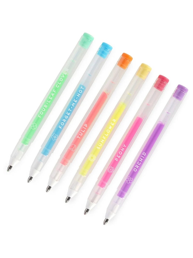 Set de 6 stylos à encre gel Pastel - Spring is in the Air N/A - Kiabi