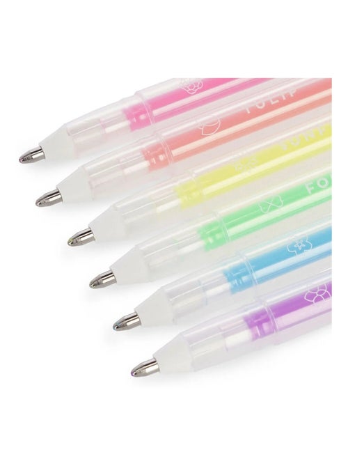 Set de 6 stylos à encre gel Pastel - Spring is in the Air - Kiabi