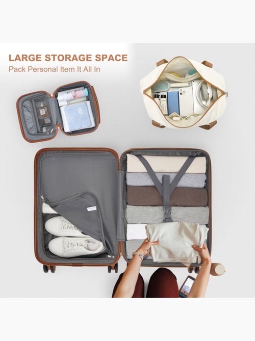 Set de 6 valises - 28/51.5/65/75 cm - kono - Kiabi