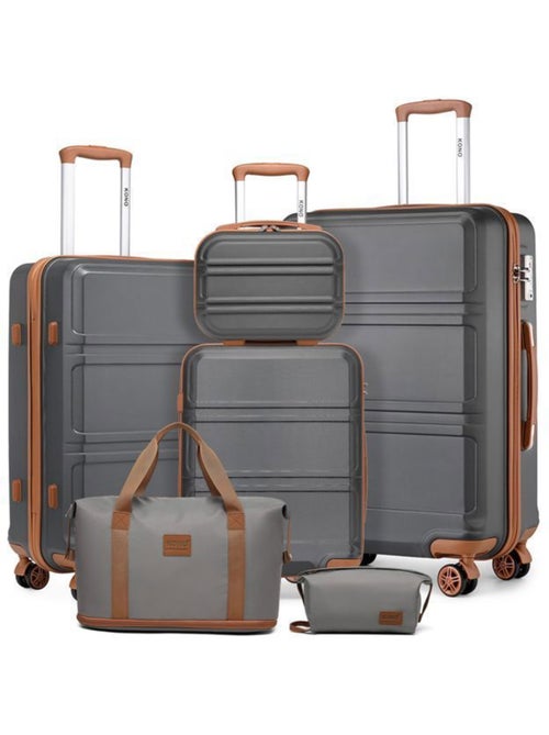 Set de 6 valises - 28/51.5/65/75 cm - kono - Kiabi