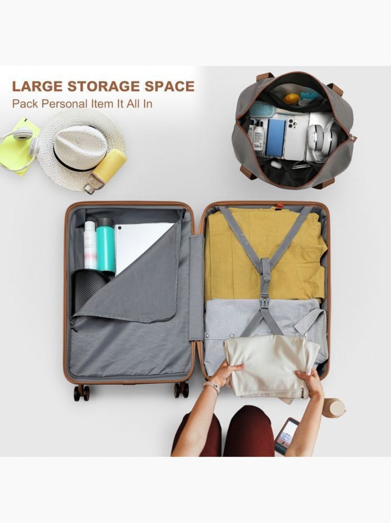 Set de 6 valises - 28/51.5/65/75 cm - kono Gris - Kiabi